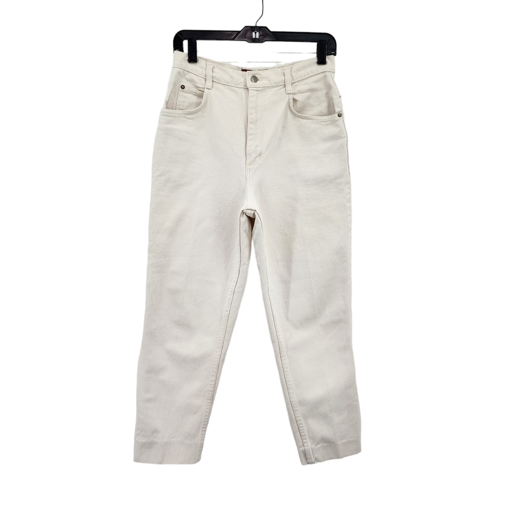 Bonjour Women's Vintage 100% Cotton Relaxed Fit Mom Jeans - 11/12